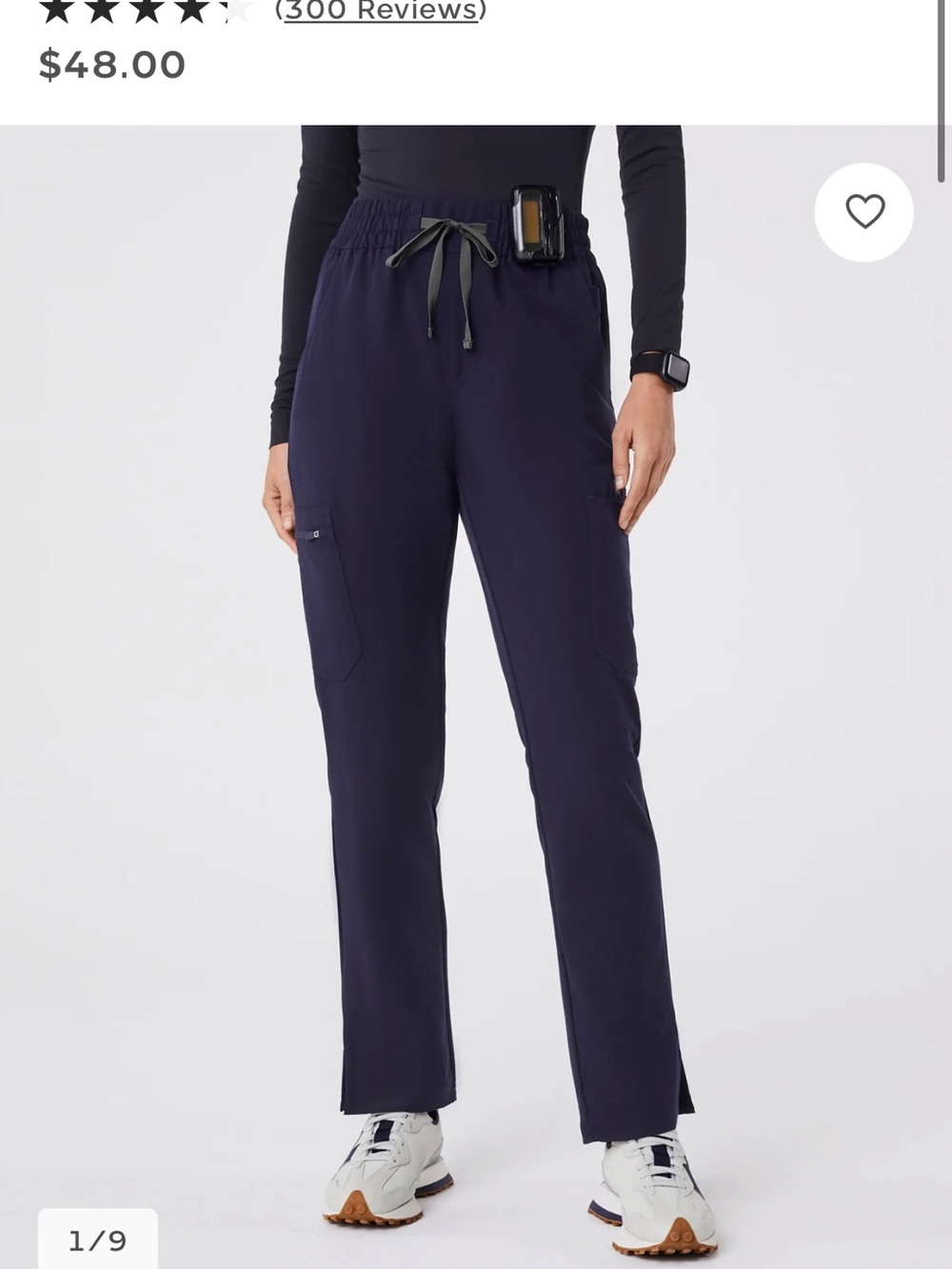 Figs Navy High Waisted
Dowa - Scrub Pants - S / Navy